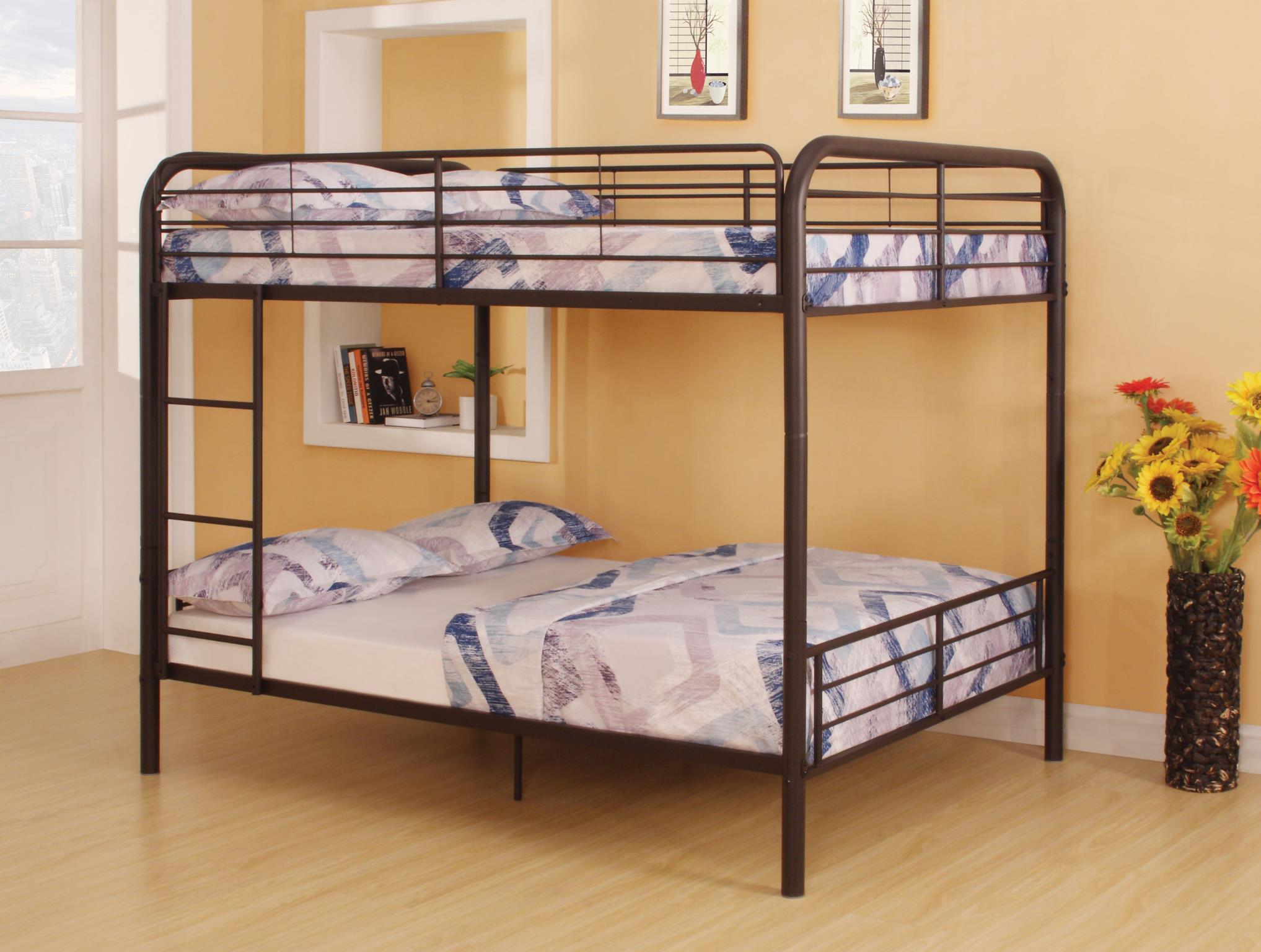 Bristol Full Over Full Metal Frame Bunk Bed